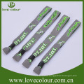 Pulseras de encargo personalizadas de las amistades para las actividades / wristband que teje colorido de encargo